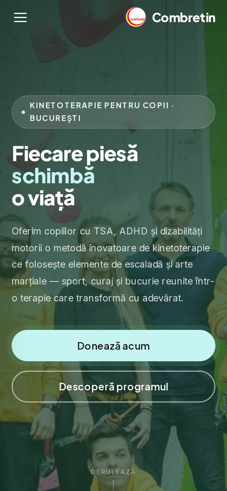 Combretin — Site de prezentare, Vezi pe mobil